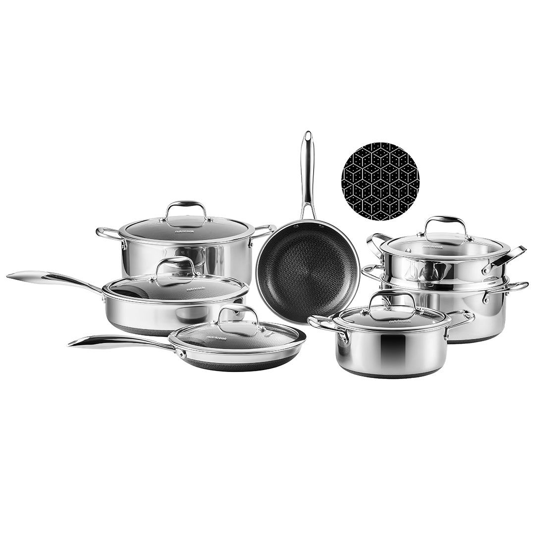 Eterna Family Set + Steamer Basket - 12 pcs