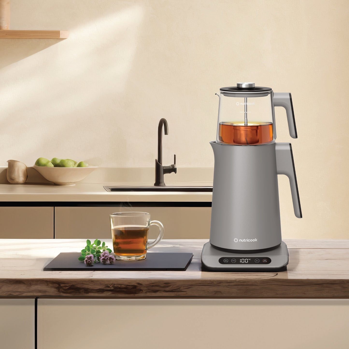 2-in-1 Kettle & Tea Maker