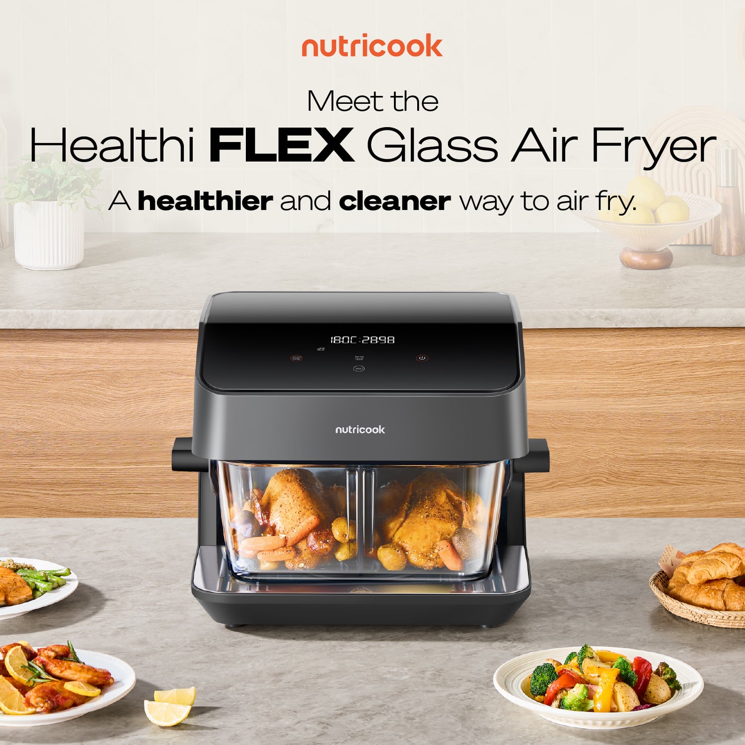 Healthi Flex Glass Air Fryer