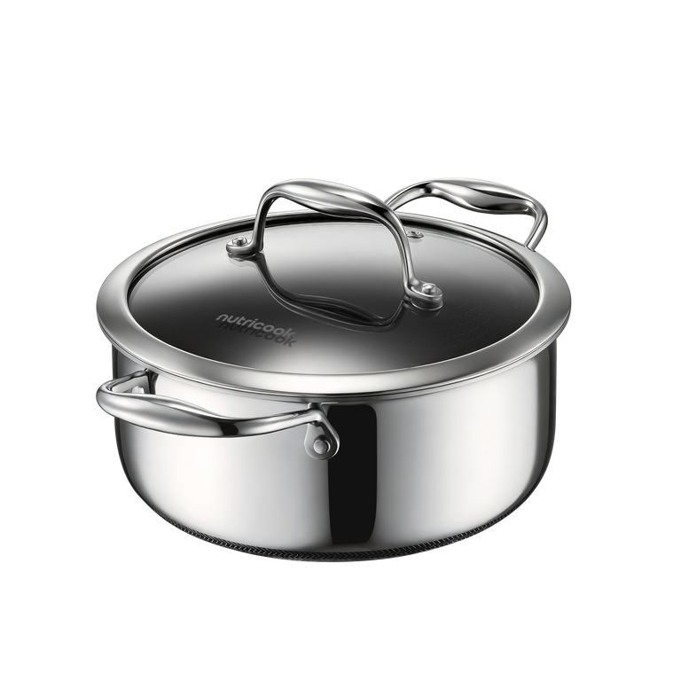 Eterna Ultimate Starter Set : 6pc - 24cm Fry Pan + Lid | 28cm Deep Pan + Lid | 20cm Casserole + Lid