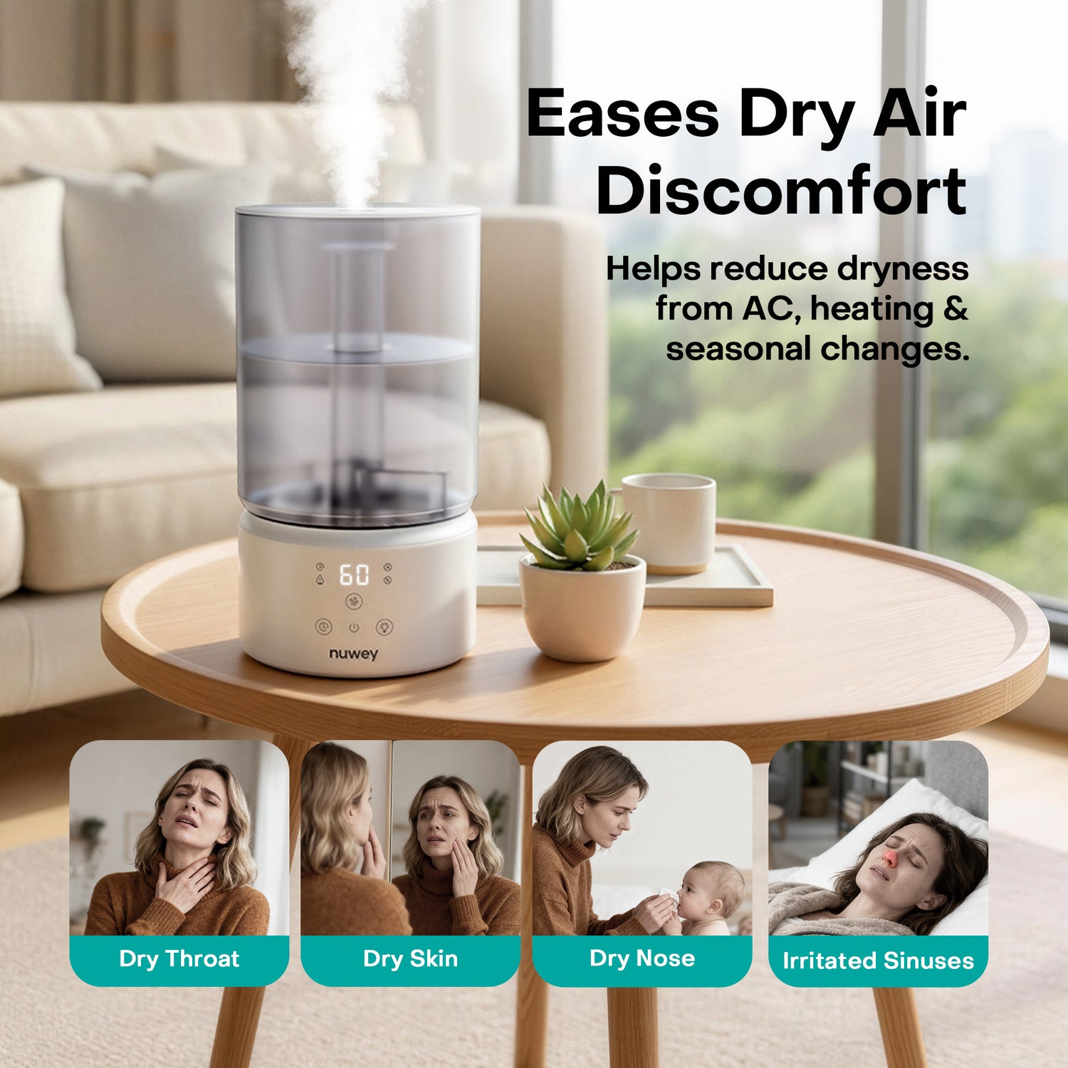 Nuwey Ultrasonic Humidifier