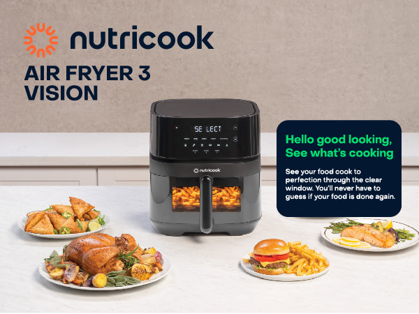 NUTRICOOK Air Fryer 3 Vision with Clear Window  Product Overview #airfryer  #nutricook #unboxing 