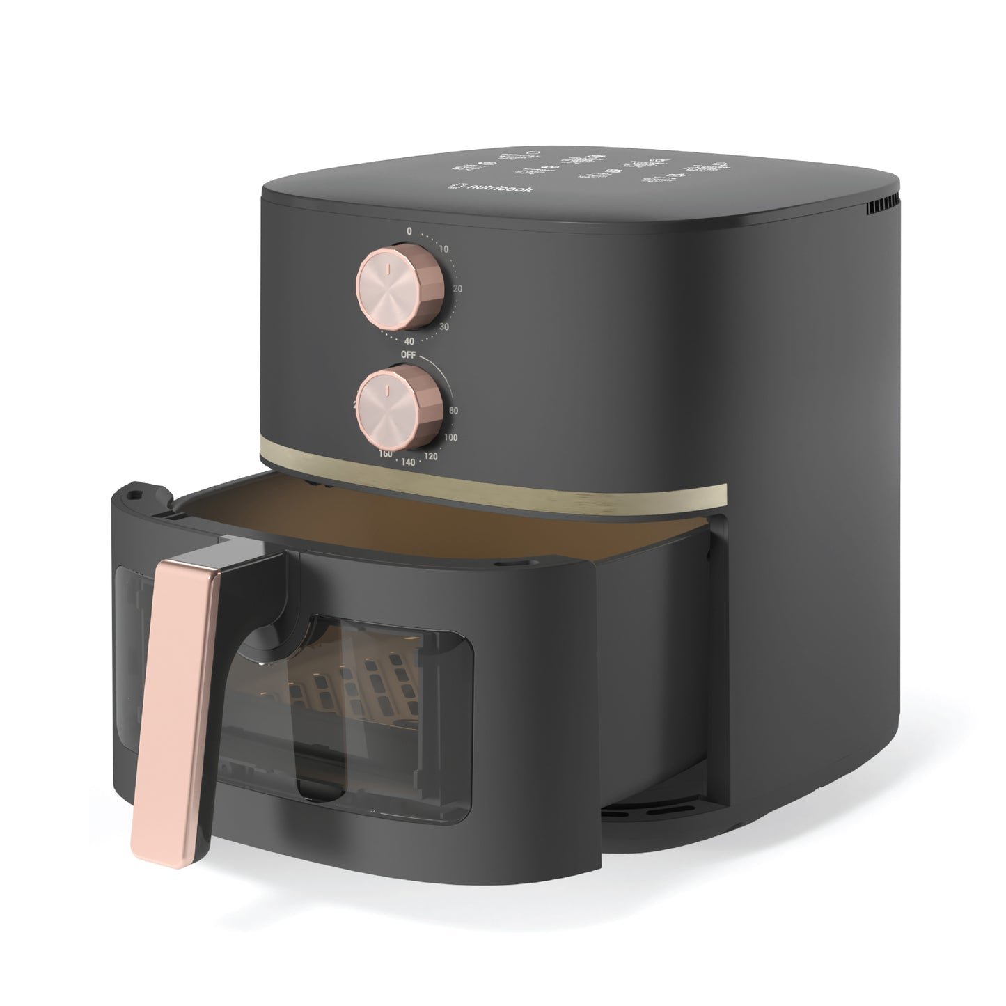 Air Fryer Essentials - Classic Vision 5.2L - Rose Gold Edition