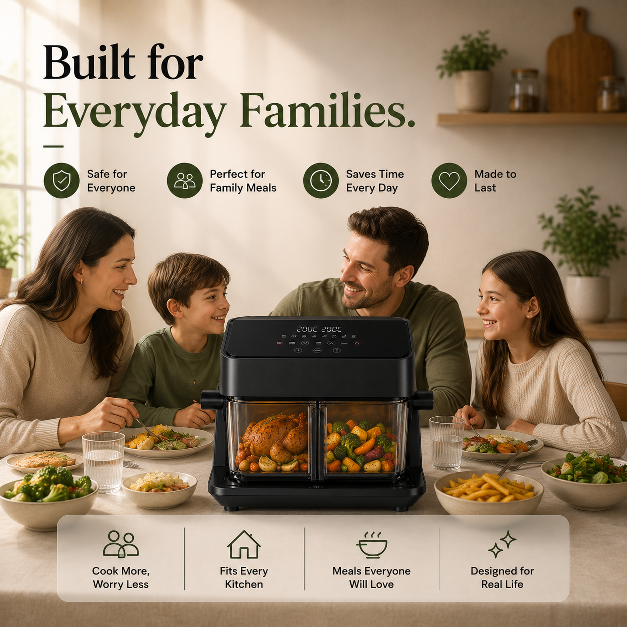 Healthi Flex Glass Air Fryer