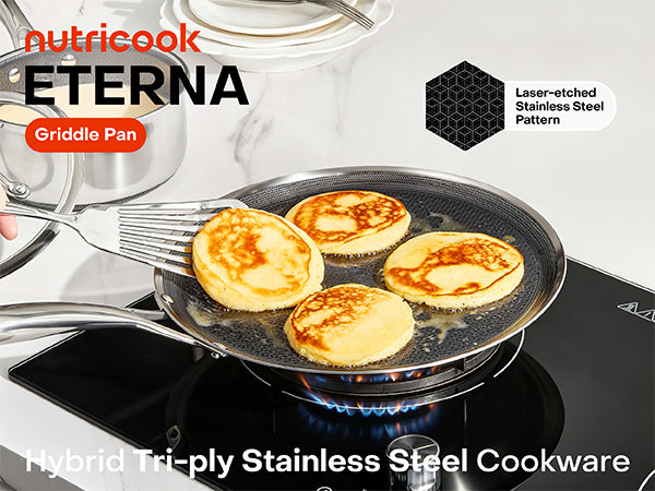 Eterna Tri-Ply 31cm Griddle Pan (Tawa)
