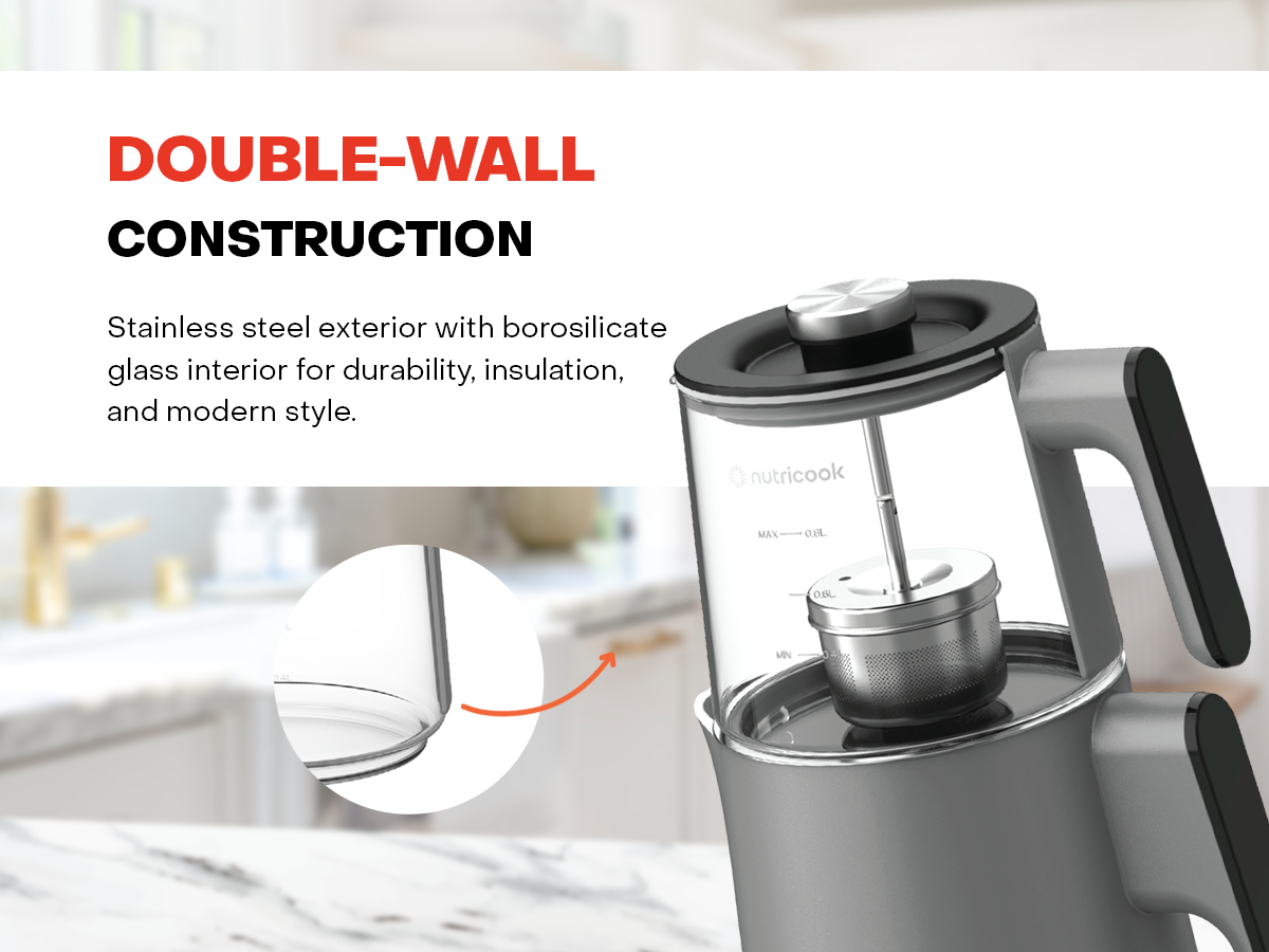 2-in-1 Kettle & Tea Maker