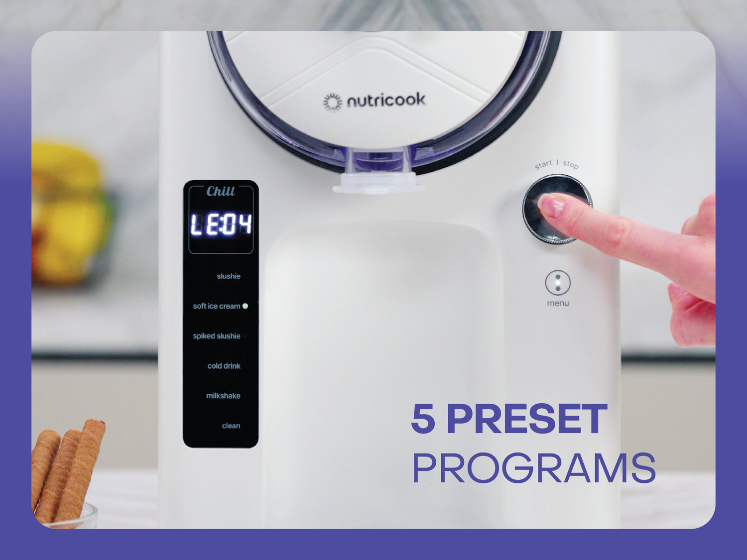 Frost - Ice Cream Maker, Slushie, Sorbet & Milkshake