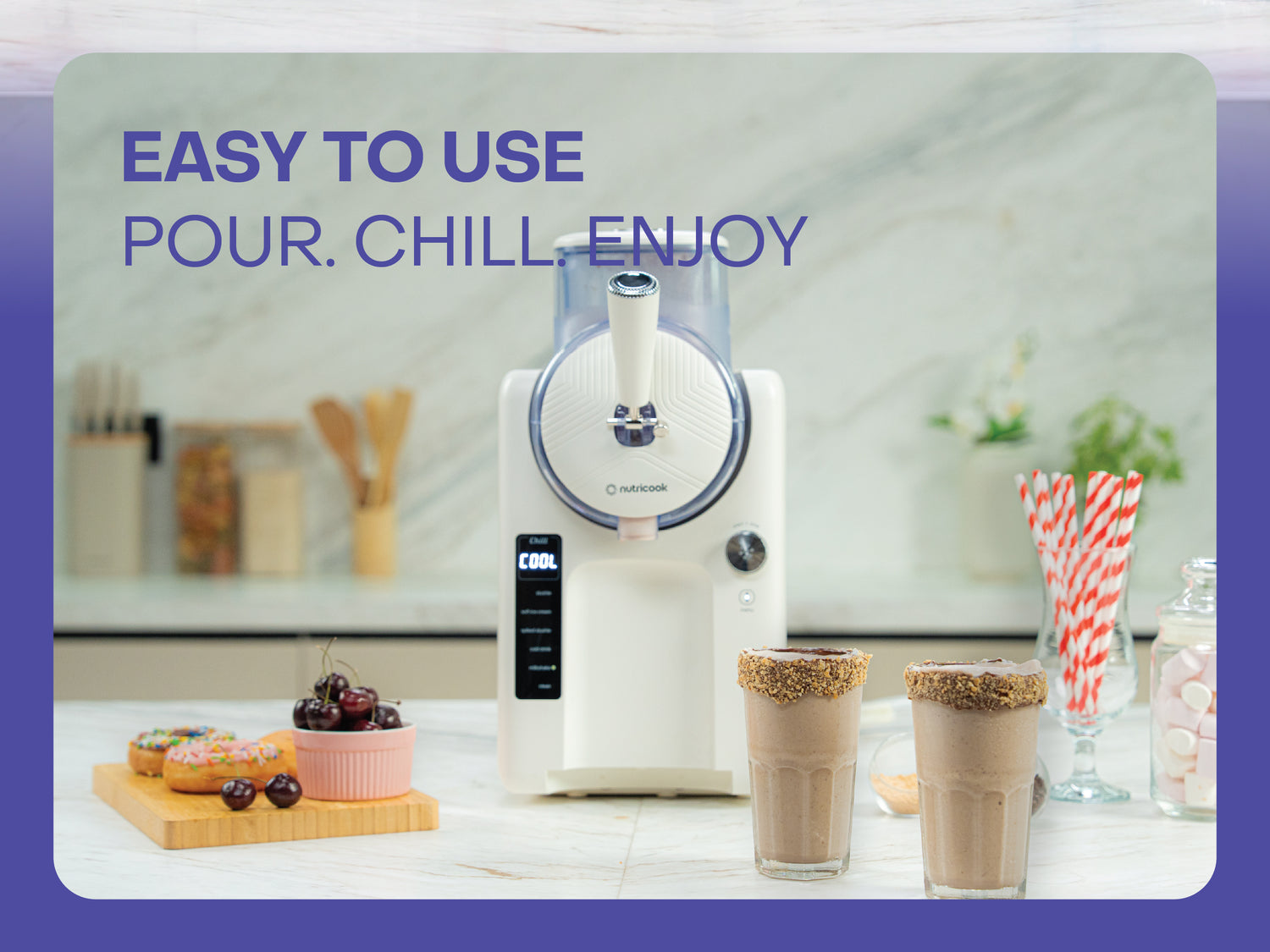 Frost - Ice Cream Maker, Slushie, Sorbet & Milkshake