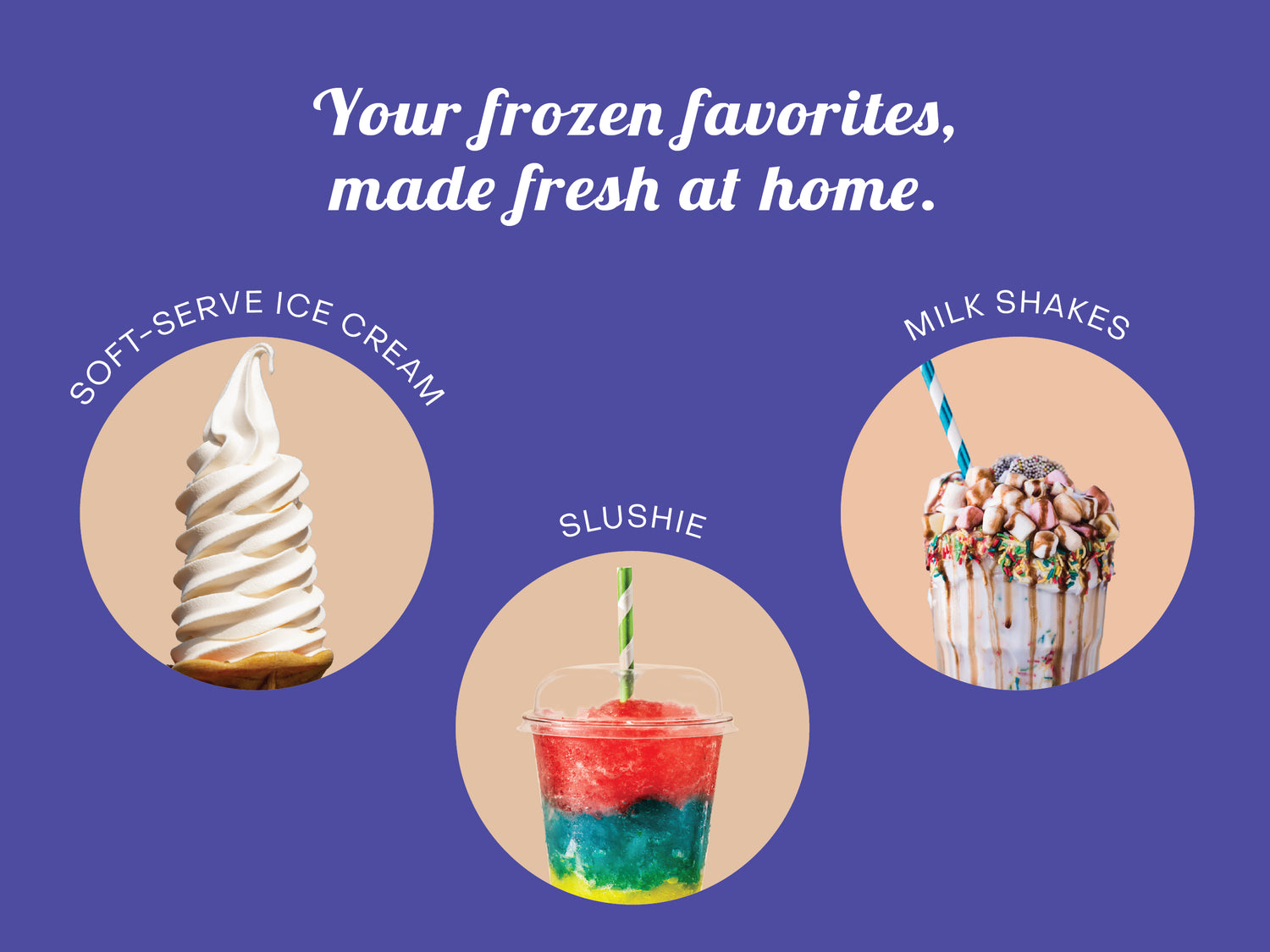 Frost - Ice Cream Maker, Slushie, Sorbet & Milkshake