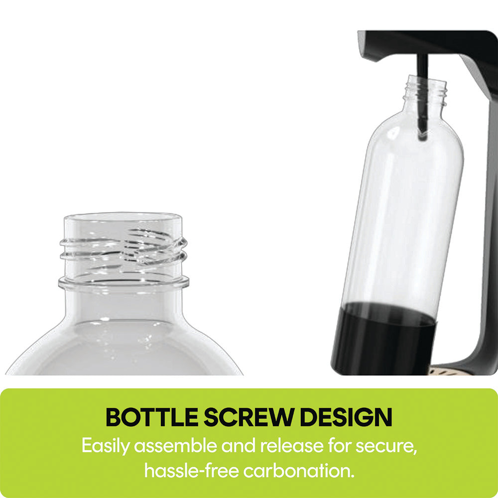 FIZZI - Sparkling Water Maker + Cylinder + Bottle
