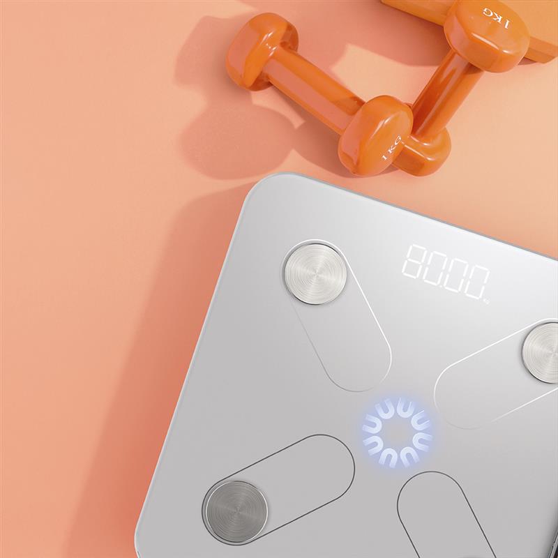 Nutricook Healthi Smart Body Scale – 20 Body Measurements | Fitdays App | 50g Accuracy | Breathing Light