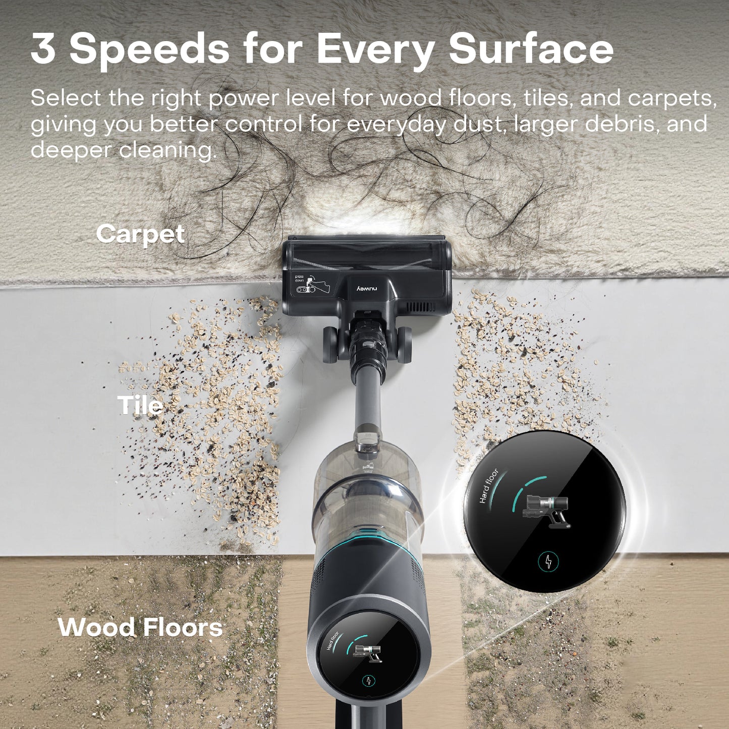 Nuwey Cordless Vacuum Cleaner