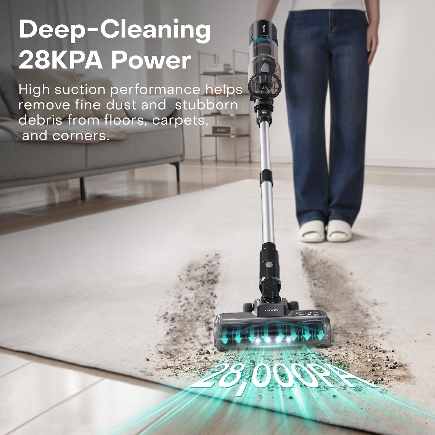 Nuwey Cordless Vacuum Cleaner