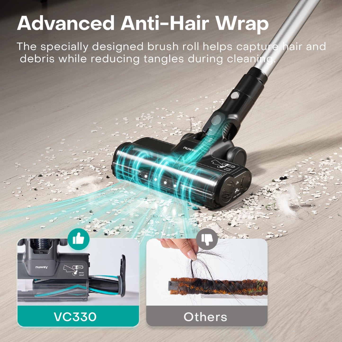 Nuwey Cordless Vacuum Cleaner