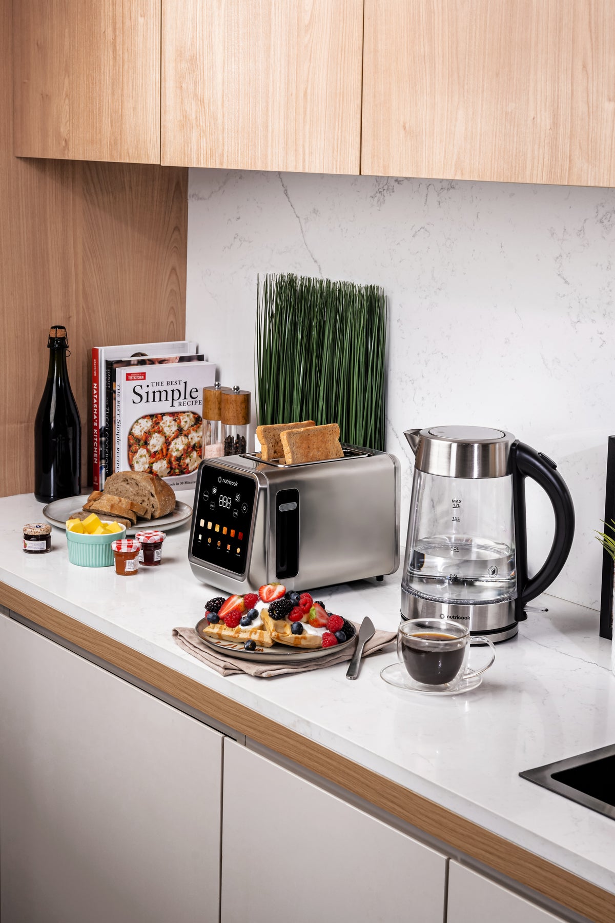 Toastie - 2 Slice Digital Toaster – Nutricook