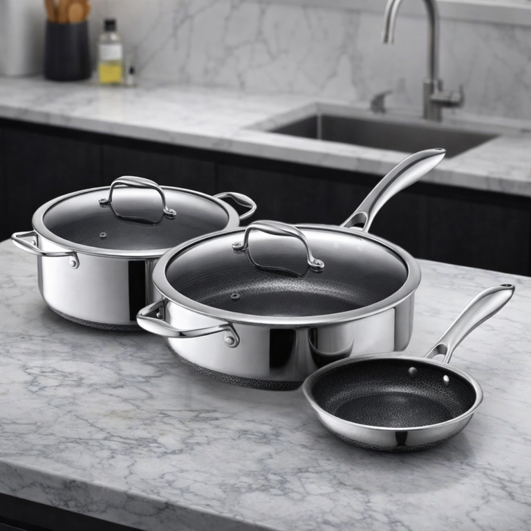 Eterna Ultimate Starter Set : 5pc - 20cm Fry Pan | 28cm Deep Pan + Lid | 24cm Casserole + Lid