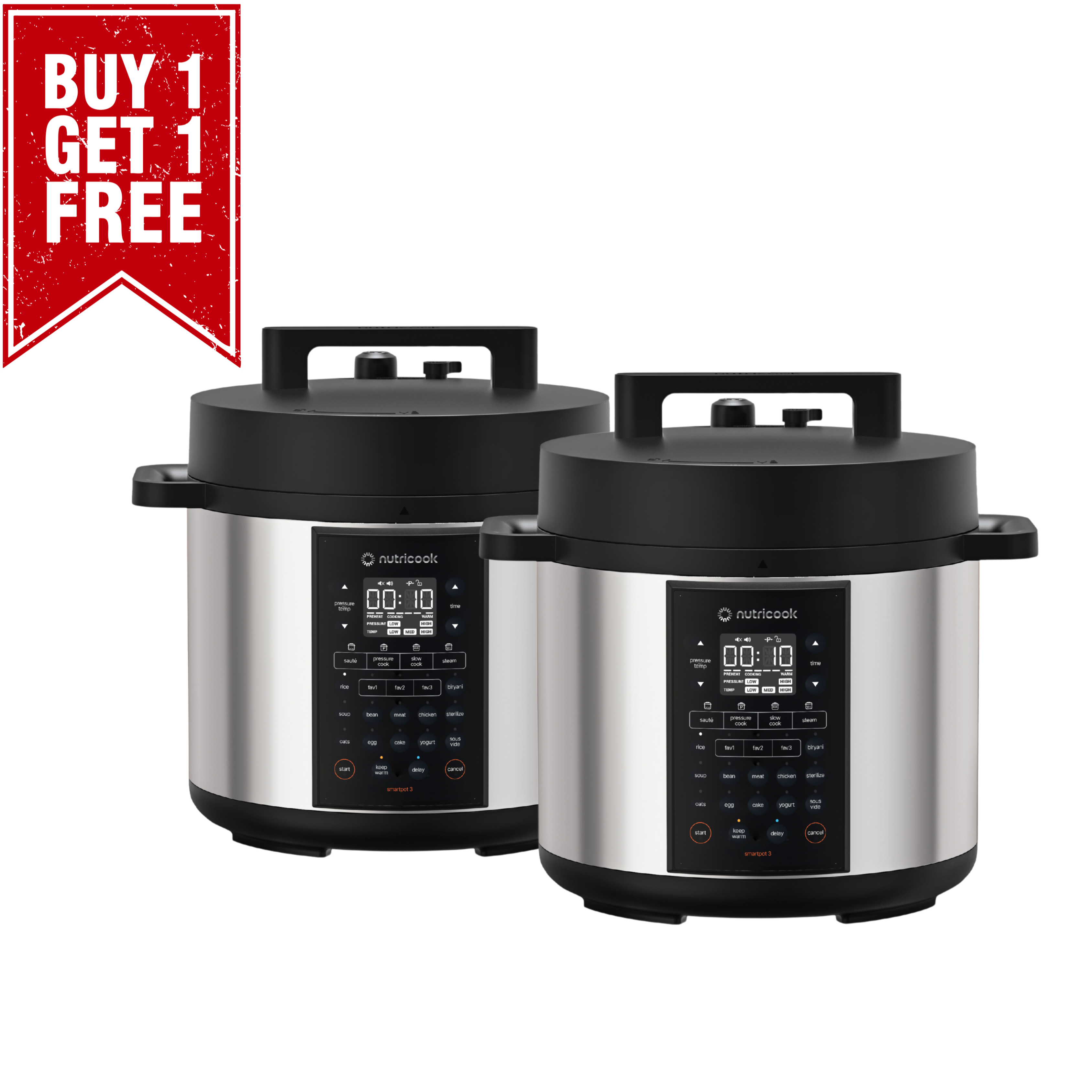 Smart Pot 3 - 6L x 2 – Nutricook