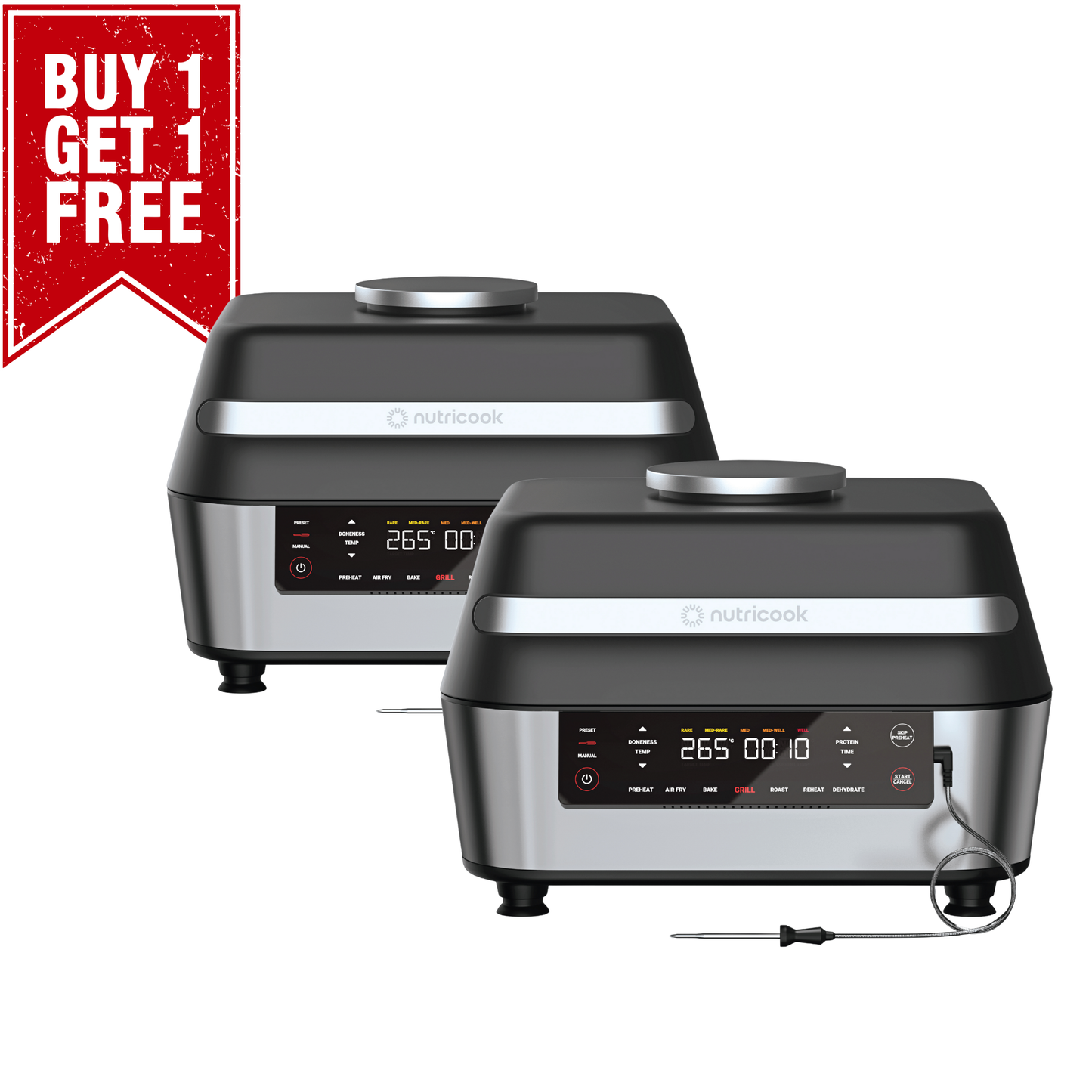 Smart Air Fryer Grill XL x 2