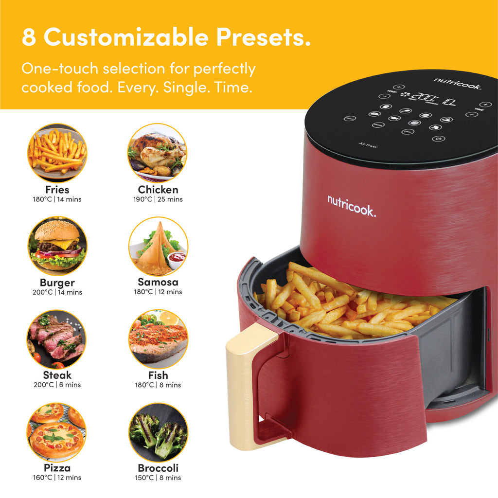 Make cooking a breeze with the Nutricook Air Fryer Mini, a perfect choice  for beginners that effortlessly turns every meal into a culinary…