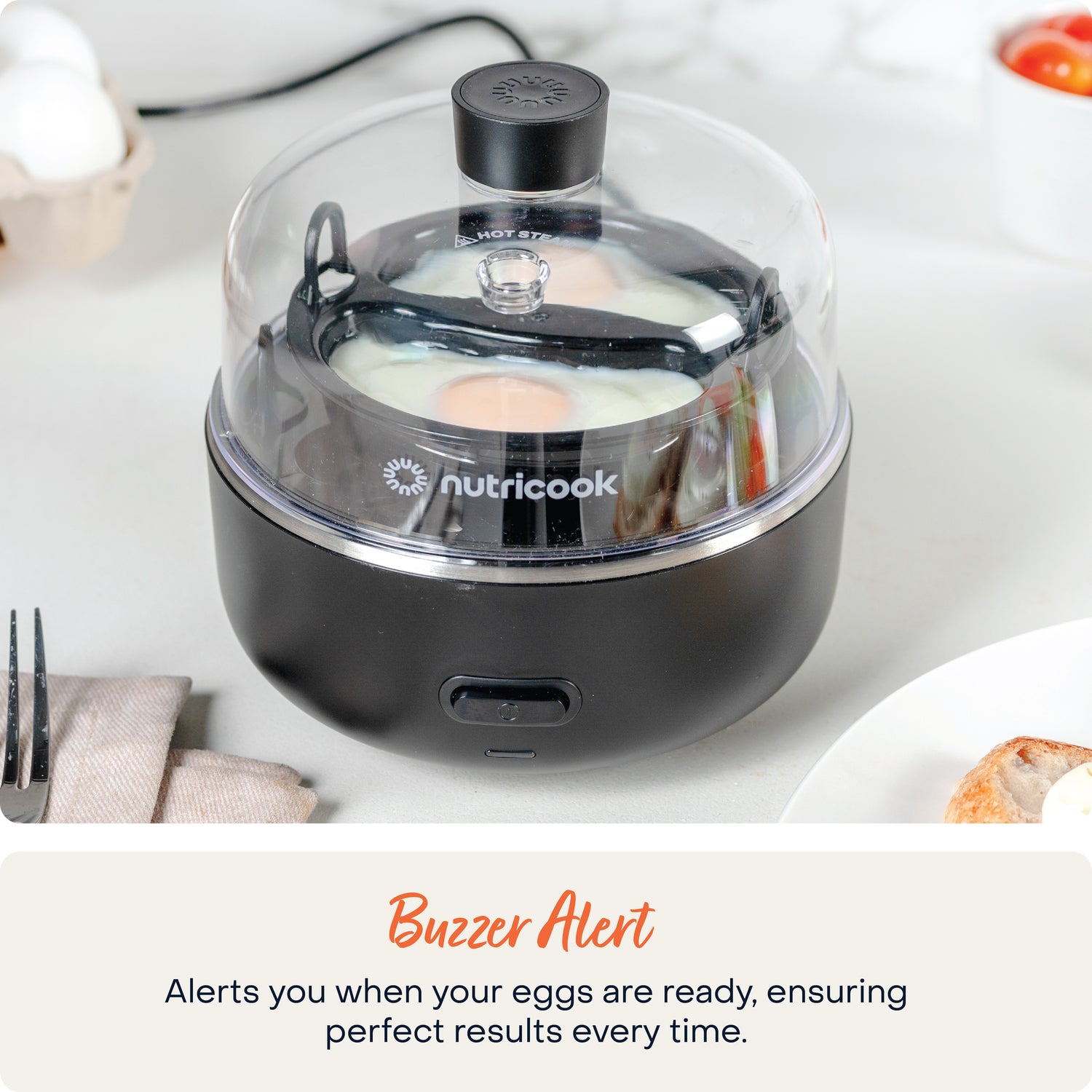 Nutricook Egg Cooker - 7 Eggs Capacity 14 Egg Cooker - 7 Eggs Capacity